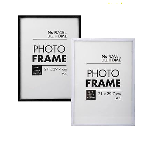 Basic Picture Frame, A4 - 21 x 29.7cm Black or White